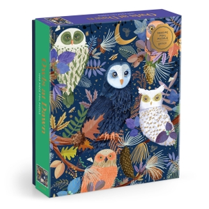 Galison. Owls At Dawn 1000 Piece Foil Puzzle. Abrams and Chronicle Books IWUK, 2026.