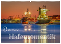 Bremer Hafenromantik (Wandkalender 2024 DIN A2 quer), CALVENDO Monatskalender