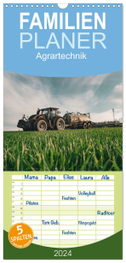 Familienplaner 2024 - Agrartechnik mit 5 Spalten (Wandkalender, 21 x 45 cm) CALVENDO