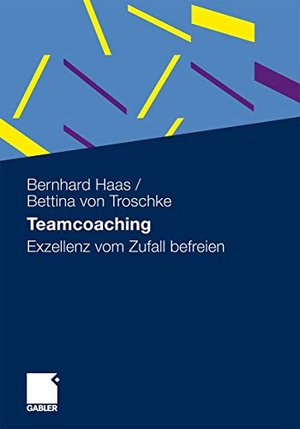 Troschke, Bettina Von / Bernhard Haas. Teamcoaching - Exzellenz vom Zufall befreien. Gabler Verlag, 2010.