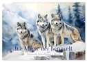 Die Magie der Bergwelt (Wandkalender 2024 DIN A2 quer), CALVENDO Monatskalender