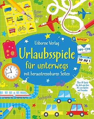 Tudhope, Simon / Sam Smith. Urlaubsspiele für unterwegs. Usborne Verlag, 2017.
