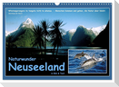 Naturwunder Neuseeland - in Bild und Text (Wandkalender 2025 DIN A3 quer), CALVENDO Monatskalender