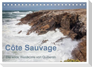 Côte Sauvage - Die wilde Westküste von Quiberon (Tischkalender 2025 DIN A5 quer), CALVENDO Monatskalender