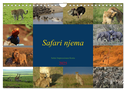 Safari njema - Safari Impressionen Kenia (Wandkalender 2025 DIN A4 quer), CALVENDO Monatskalender