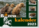 Bärenkalender (Tischkalender 2023 DIN A5 quer)