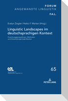 Linguistic Landscapes im deutschsprachigen Kontext