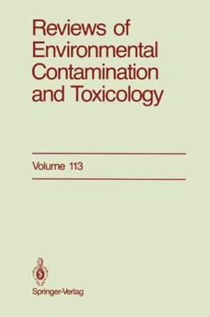 Ware, George W.. Reviews of Environmental Contamination and Toxicology - Continuation of Residue Reviews. Springer New York, 2011.