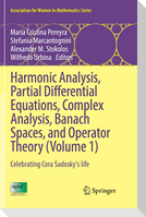 Harmonic Analysis, Partial Differential Equations, Complex Analysis, Banach Spaces, and Operator Theory (Volume 1)