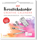 Kreativkalender M weiß 2027
