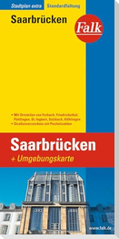 Falk Stadtplan Extra Saarbrücken 1:20 000