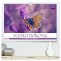Schmetterlinge im Fokus (hochwertiger Premium Wandkalender 2024 DIN A2 quer), Kunstdruck in Hochglanz