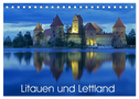 Litauen und Lettland (Tischkalender 2024 DIN A5 quer), CALVENDO Monatskalender