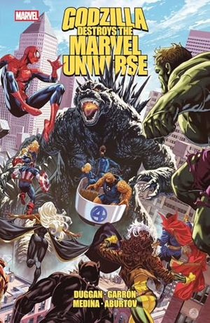 Duggan, Gerry. Godzilla Destroys the Marvel Universe. Marvel Comics, 2026.