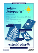 Das Solar-Fotopapier (21,5x28cm), 10 Blatt
