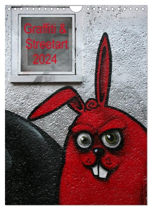 Stolzenburg, Kerstin. Graffiti & Streetart 2024 (Wandkalender 2024 DIN A4 hoch), CALVENDO Monatskalender - Graffiti & Streetart - 'illegale' Kunst im öffentlichen Raum. Calvendo Verlag, 2023.