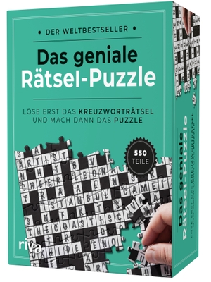 Das geniale Rätsel-Puzzle - Löse erst das Kreuzworträtsel und mach dann das Puzzle. riva Verlag, 2018.
