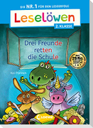 Leselöwen 2. Klasse - Drei Freunde retten die Schule