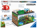 Ravensburger 3D Puzzle 11286 - Aufbewahrungsbox Minecraft - 216 Teile - Praktischer Organizer für Minecraft Fans ab 8 Jahren