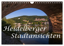 Heidelberger Stadtansichten (Wandkalender 2024 DIN A4 quer), CALVENDO Monatskalender
