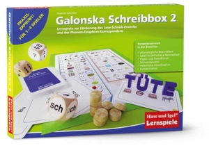 Galonska, Susanne. Galonska Schreibbox 2 - Lernspiele zur Förderung des Lese-Schreib-Erwerbs und der Phonem-Graphem-Korrespondenz. Hase und Igel Verlag GmbH, 2018.