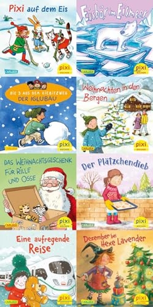 Diverse. Pixi-Weihnachts-Box 40: Pixi unterm Weihnachtsbaum (8x8 Exemplare). Carlsen Verlag GmbH, 2025.