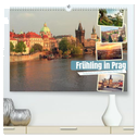 Frühling in Prag (hochwertiger Premium Wandkalender 2025 DIN A2 quer), Kunstdruck in Hochglanz