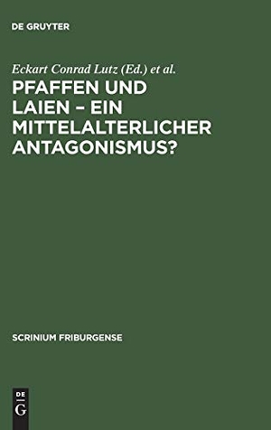 Tremp, Ernst / Eckart Conrad Lutz (Hrsg.). Pfaffen und Laien ¿ Ein mittelalterlicher Antagonismus? - Freiburger Colloquium 1996. De Gruyter, 1999.