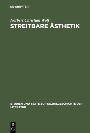 Wolf, Norbert Christian. Streitbare Ästhetik - Goethes kunst- und literaturtheoretische Schriften 1771¿1789. De Gruyter, 2001.