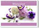 Blumenlust (Tischkalender 2025 DIN A5 quer), CALVENDO Monatskalender
