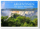 Argentinien. Die Iguazú-Wasserfälle (Tischkalender 2025 DIN A5 quer), CALVENDO Monatskalender
