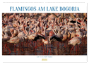 Flamingos am Lake Bogoria - Kenia (Wandkalender 2024 DIN A2 quer), CALVENDO Monatskalender