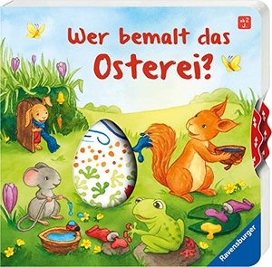 Frank, Cornelia. Wer bemalt das Osterei?. Ravensburger Verlag, 2021.