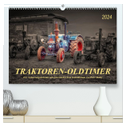 Traktoren - Oldtimer (hochwertiger Premium Wandkalender 2024 DIN A2 quer), Kunstdruck in Hochglanz