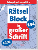 Rätselblock in großer Schrift 144 (5 Exemplare à 2,99 EUR)