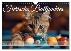 Waurick, Kerstin. Tierische Balljunkies (Wandkalender 2025 DIN A4 quer), CALVENDO Monatskalender - Ballsport und Tiere zusammen, das garantiert eine lustige Zeit. Calvendo, 2024.