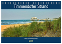 Timmendorfer Strand - Urlaubsimpressionen (Tischkalender 2025 DIN A5 quer), CALVENDO Monatskalender