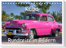 Kuba - Rundreise in Bildern (Tischkalender 2024 DIN A5 quer), CALVENDO Monatskalender