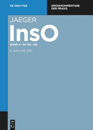 Giesen, Richard / Florian Jacoby (Hrsg.). Insolvenzordnung. §§ 103-128. Walter de Gruyter, 2021.