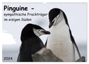 Pinguine - sympathische Frackträger im eisigen Süden (Wandkalender 2024 DIN A3 quer), CALVENDO Monatskalender