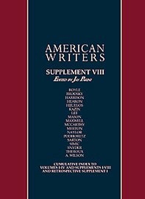 Unger, Leonard / Parini, Jay et al. American Writers, Supplement VIII: A Collection of Critical Literary and Biographical Articles That Cover Hundreds of Notable Authors from the 17th Ce. Gale, a Cengage Company, 2001.