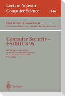 Computer Security - ESORICS 96