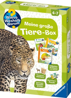 Gernhäuser, Susanne. Wieso? Weshalb? Warum? - Meine große Tiere-Box. Ravensburger Verlag, 2026.