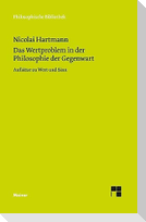 Das Wertproblem in der Philosophie der Gegenwart