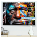 Die Menschen sind bunt (hochwertiger Premium Wandkalender 2025 DIN A2 quer), Kunstdruck in Hochglanz