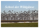 Schrei der Wildgänse (Wandkalender 2025 DIN A3 quer), CALVENDO Monatskalender