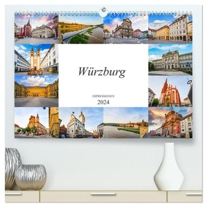 Meutzner, Dirk. Würzburg Impressionen (hochwertiger Premium Wandkalender 2024 DIN A2 quer), Kunstdruck in Hochglanz - Wunderschöne Bilder der Stadt Würzburg. Calvendo, 2023.