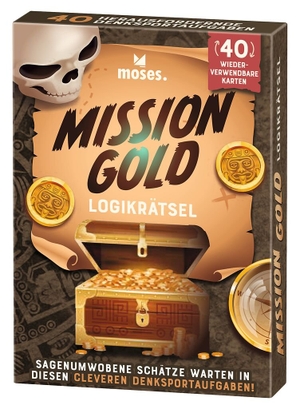 Puzzle LTD (Hrsg.). Mission Gold - Sagenumwobene Schätze warten in diesen cleveren Denksportaufgaben. moses. Verlag GmbH, 2025.