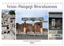 Vesuv-Pompeji-Herculaneum, lebendige Antike in Kampanien (Tischkalender 2024 DIN A5 quer), CALVENDO Monatskalender