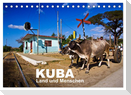 KUBA - Land und Menschen (Tischkalender 2024 DIN A5 quer), CALVENDO Monatskalender